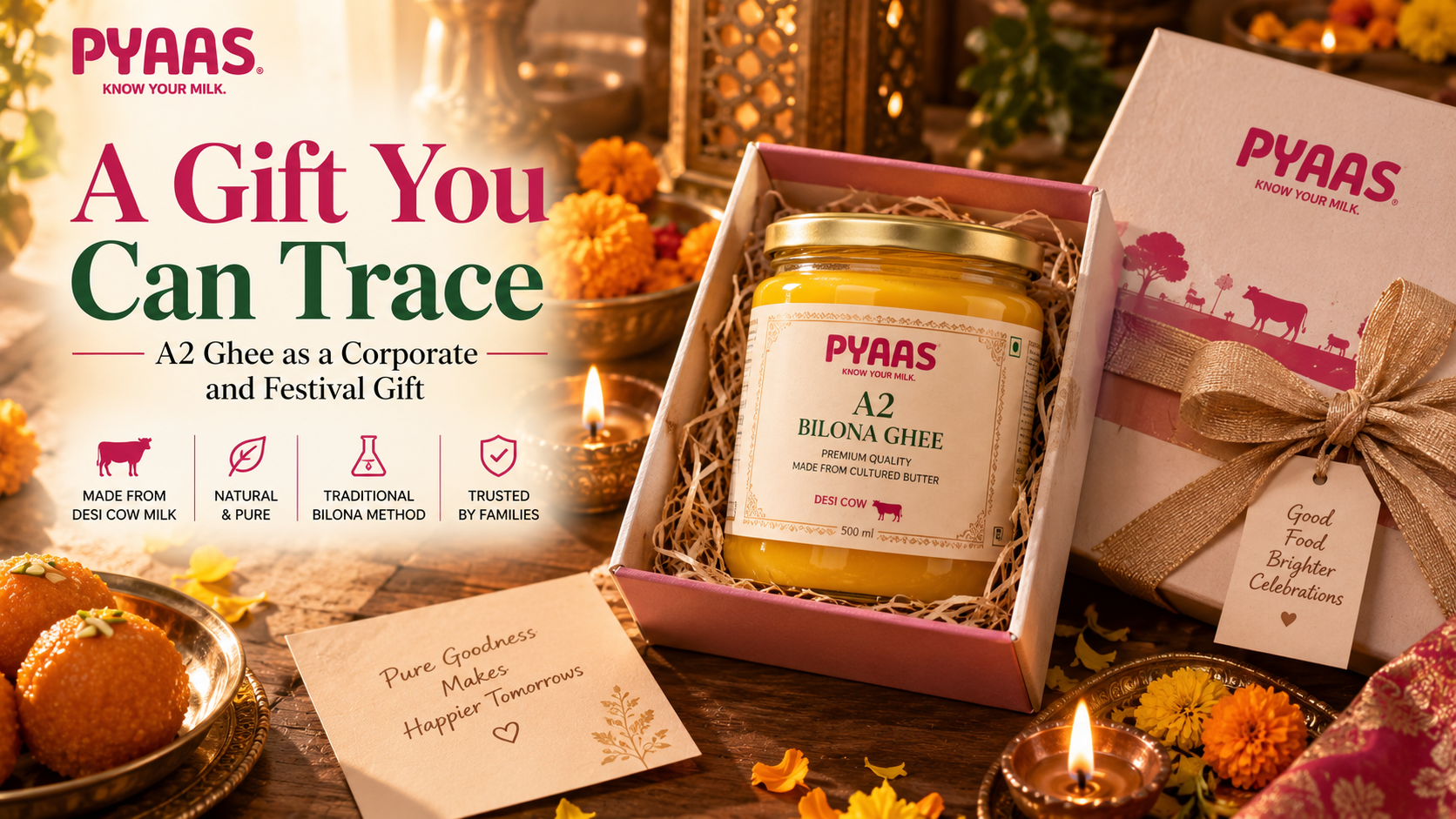 A2 Ghee as a Corporate and Festival Gift