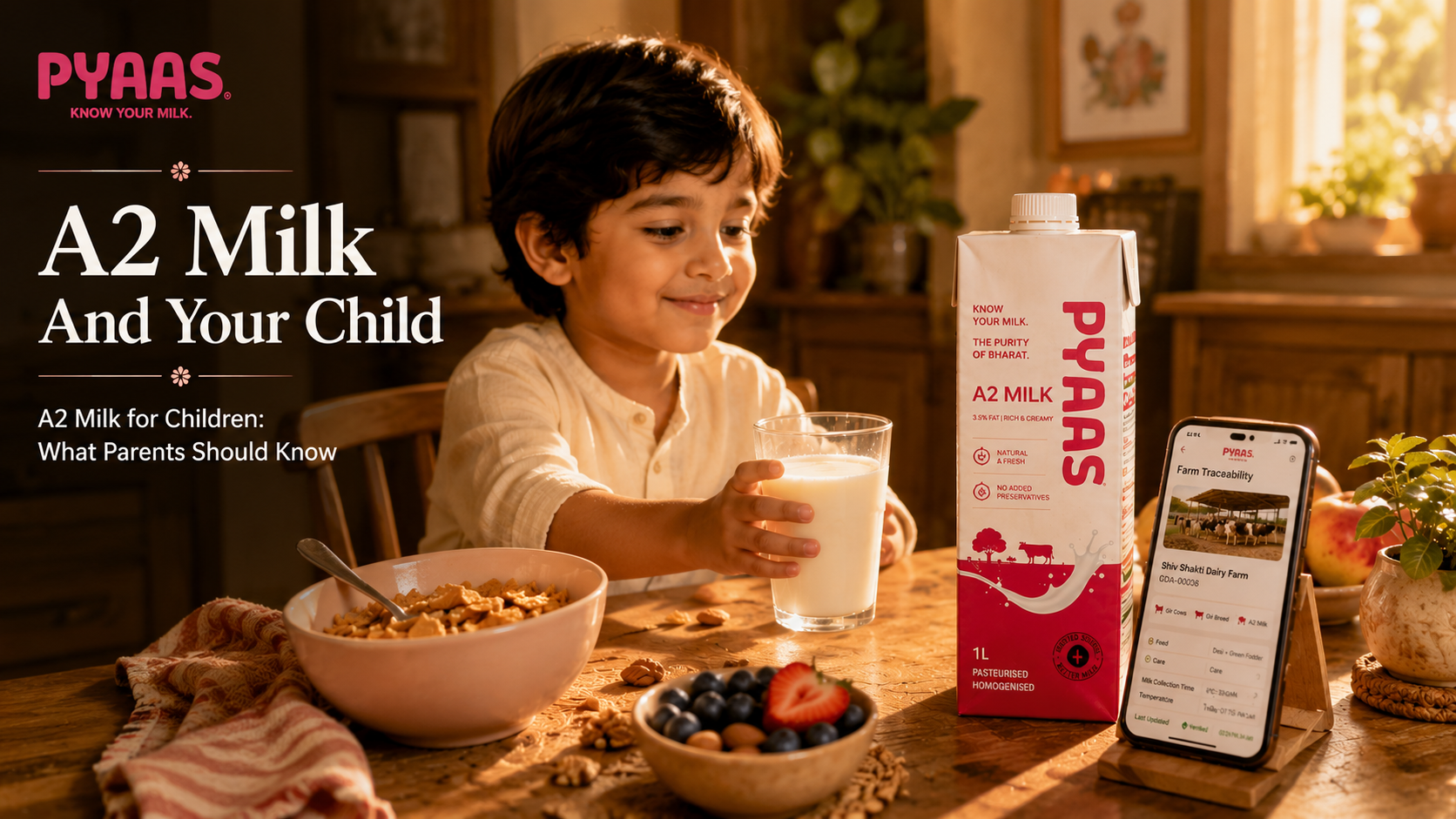 Cover image for the article A2 Milk for Children: What Parents Should Know
