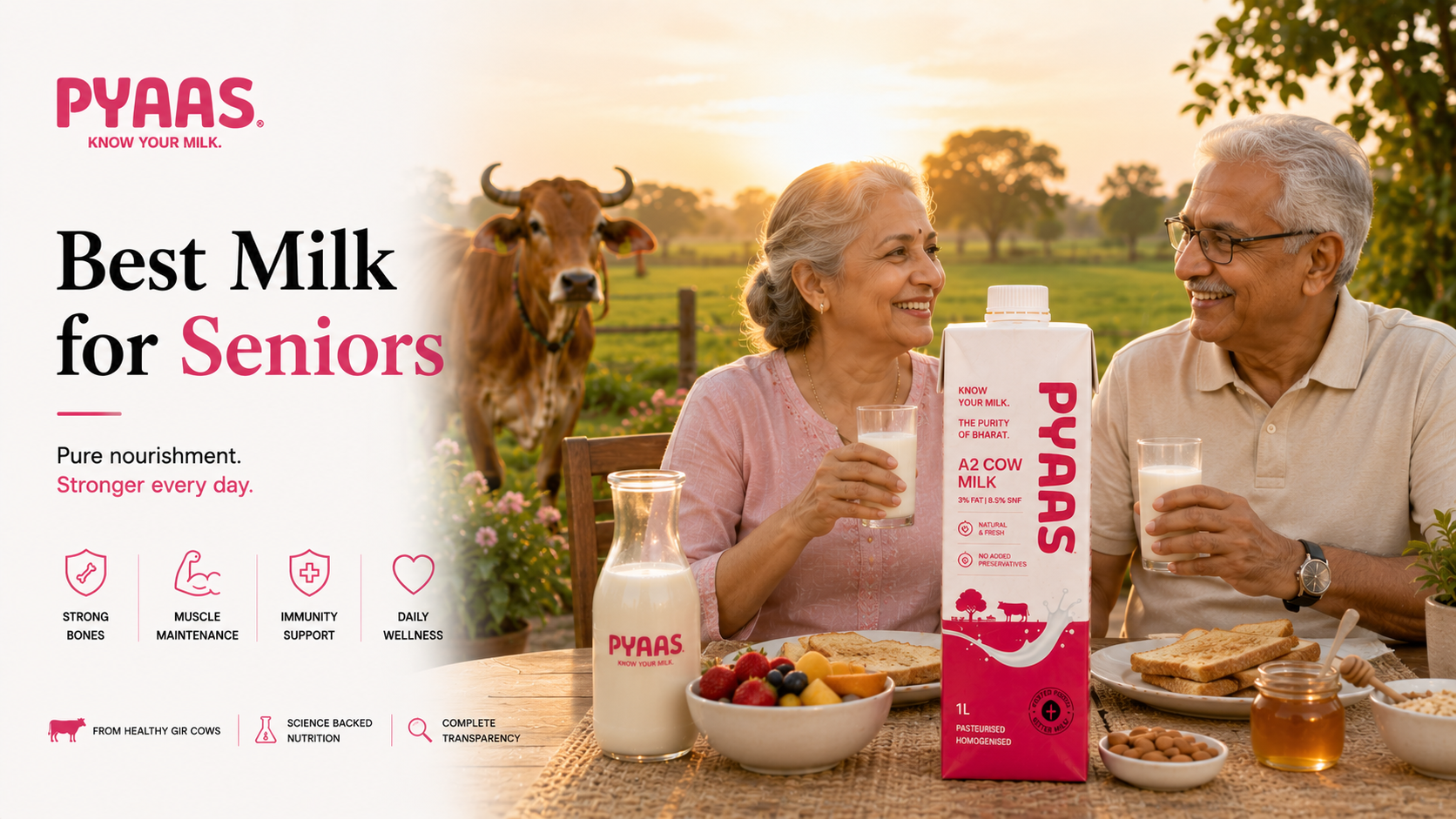 Cover image for the article Best Milk for Seniors: What Older Adults Should Look For