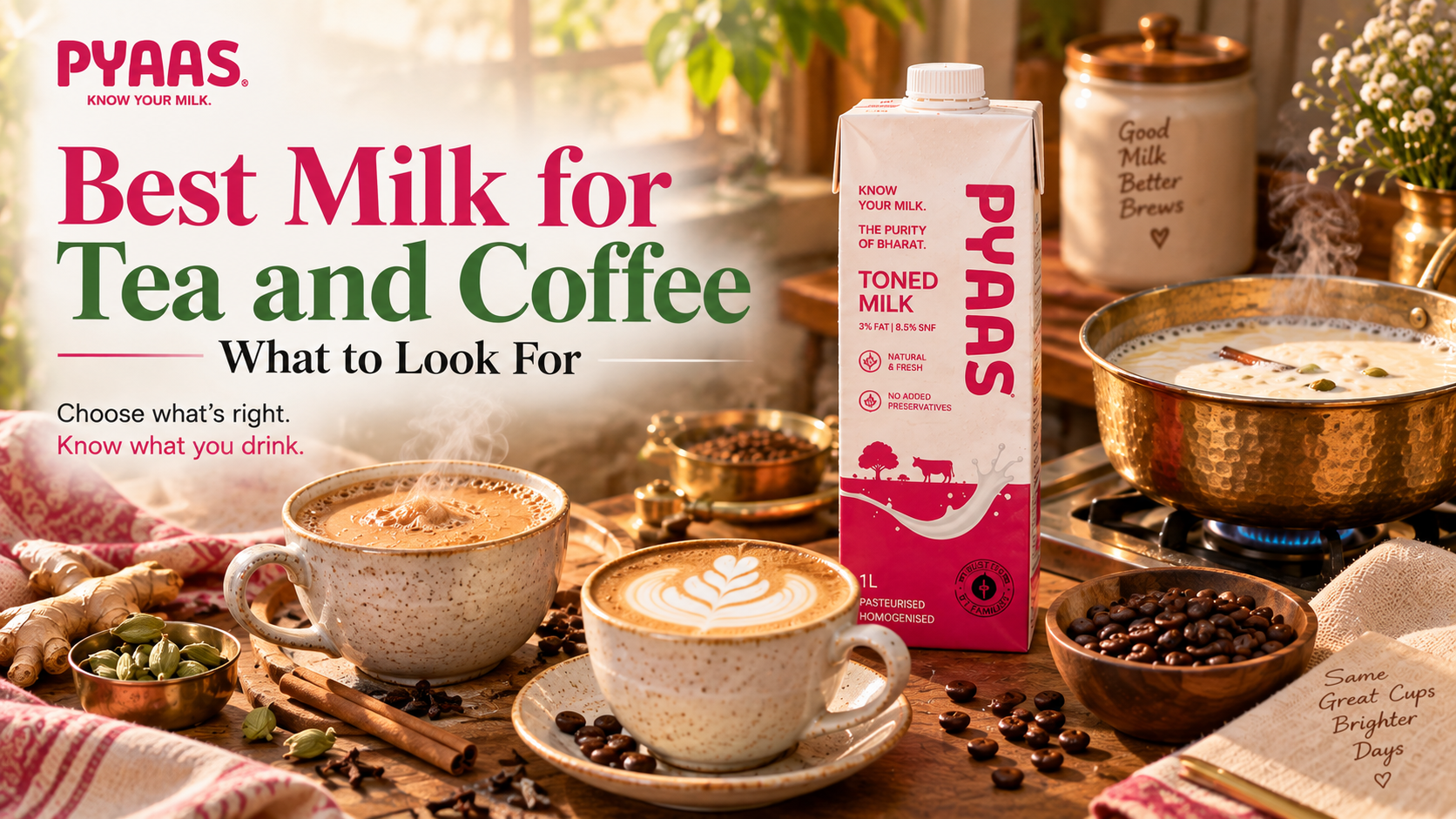 Best Milk for Tea and Coffee: What to Look For