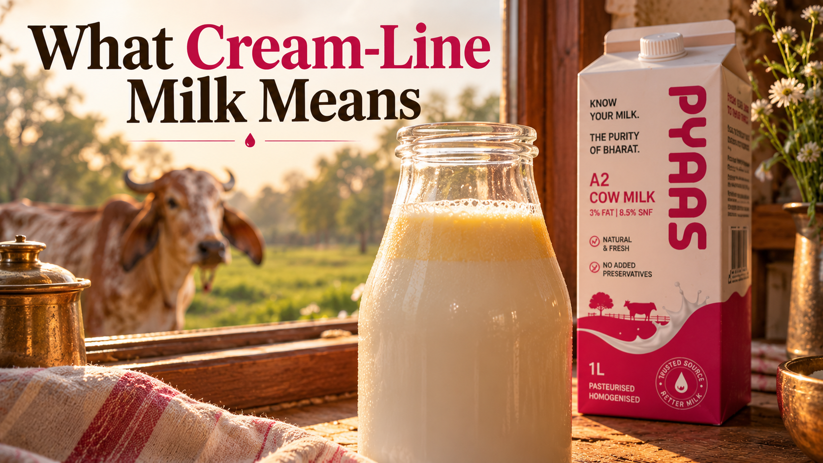 Cream-Line Milk: What Non-Homogenised Means