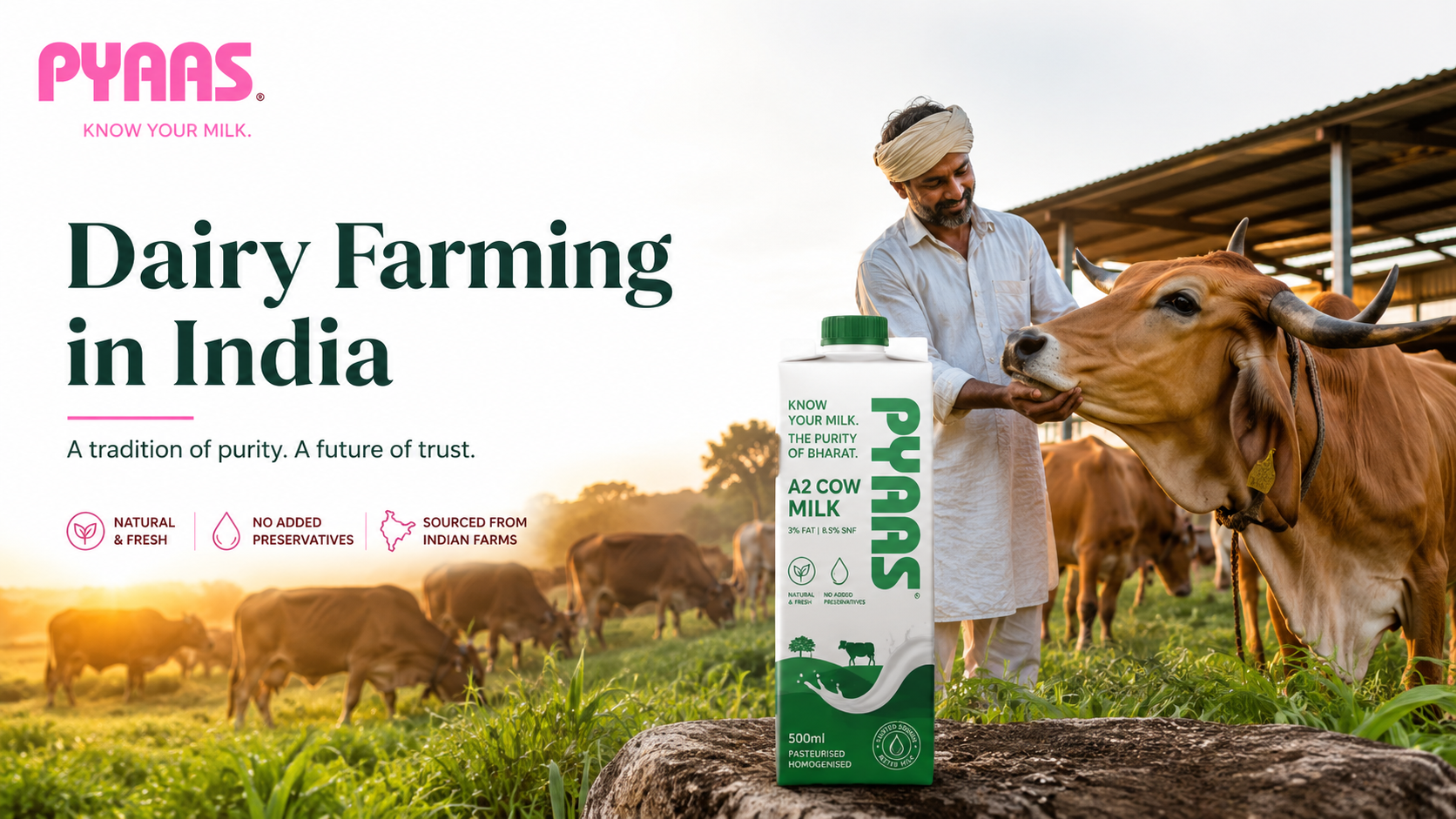 Cover image for the article Dairy Farming in India: Everything You Need to Know