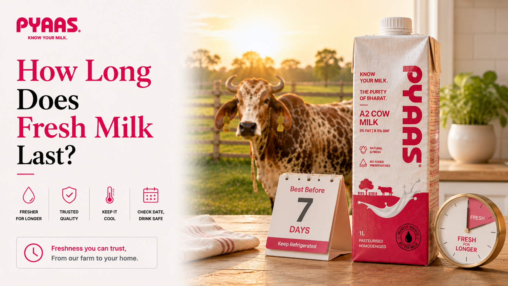 How Long Does Fresh Milk Last? Shelf Life Explained