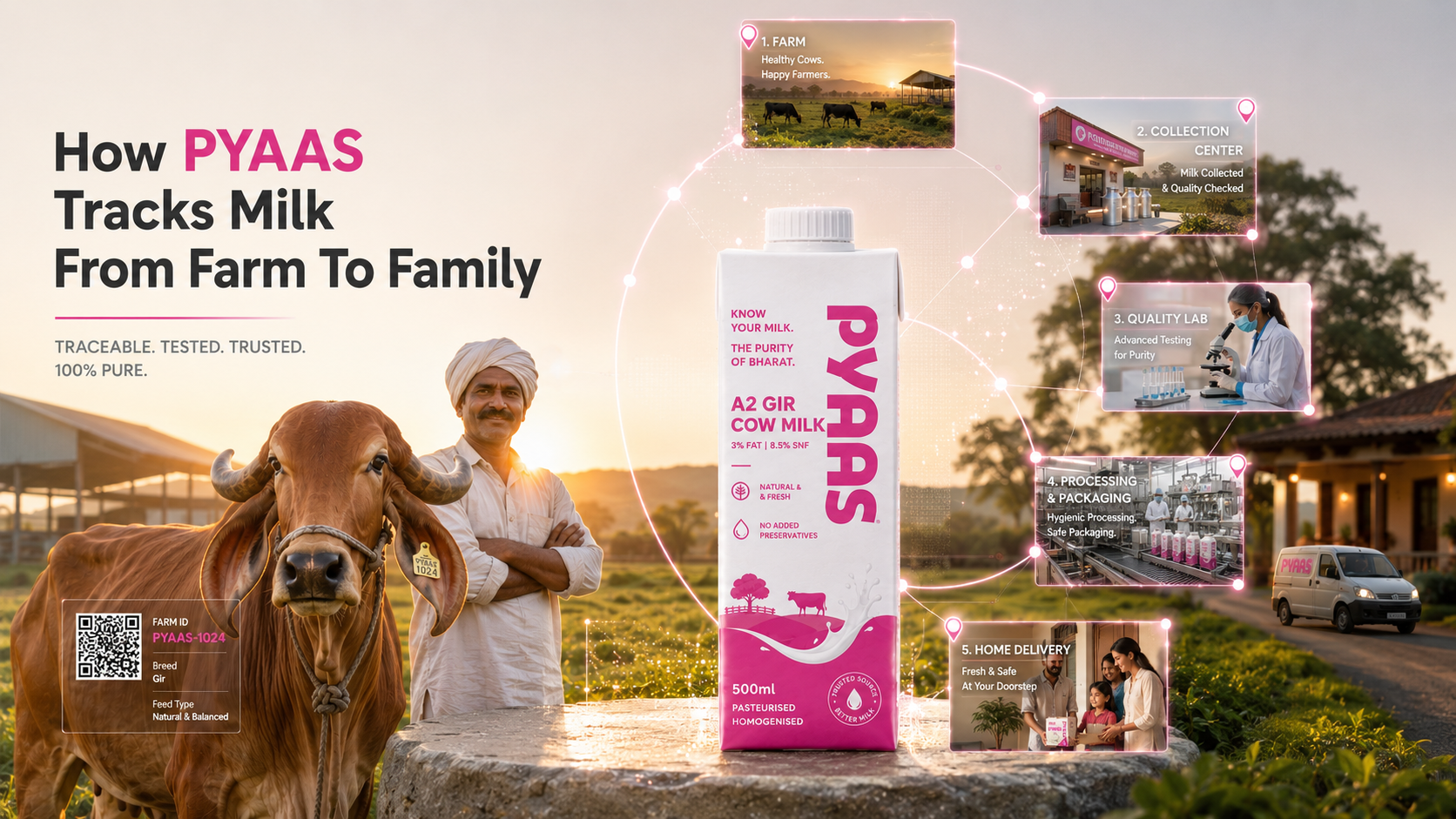 Cover image for the article How PYAAS Tracks Milk From Farm To Family
