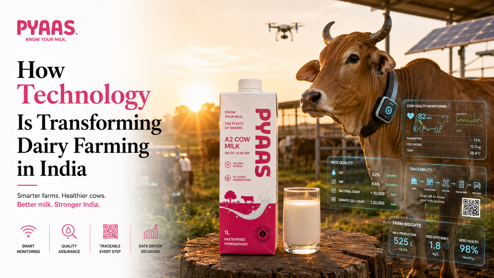 Cover image for the article How Technology Is Transforming Dairy Farming in India