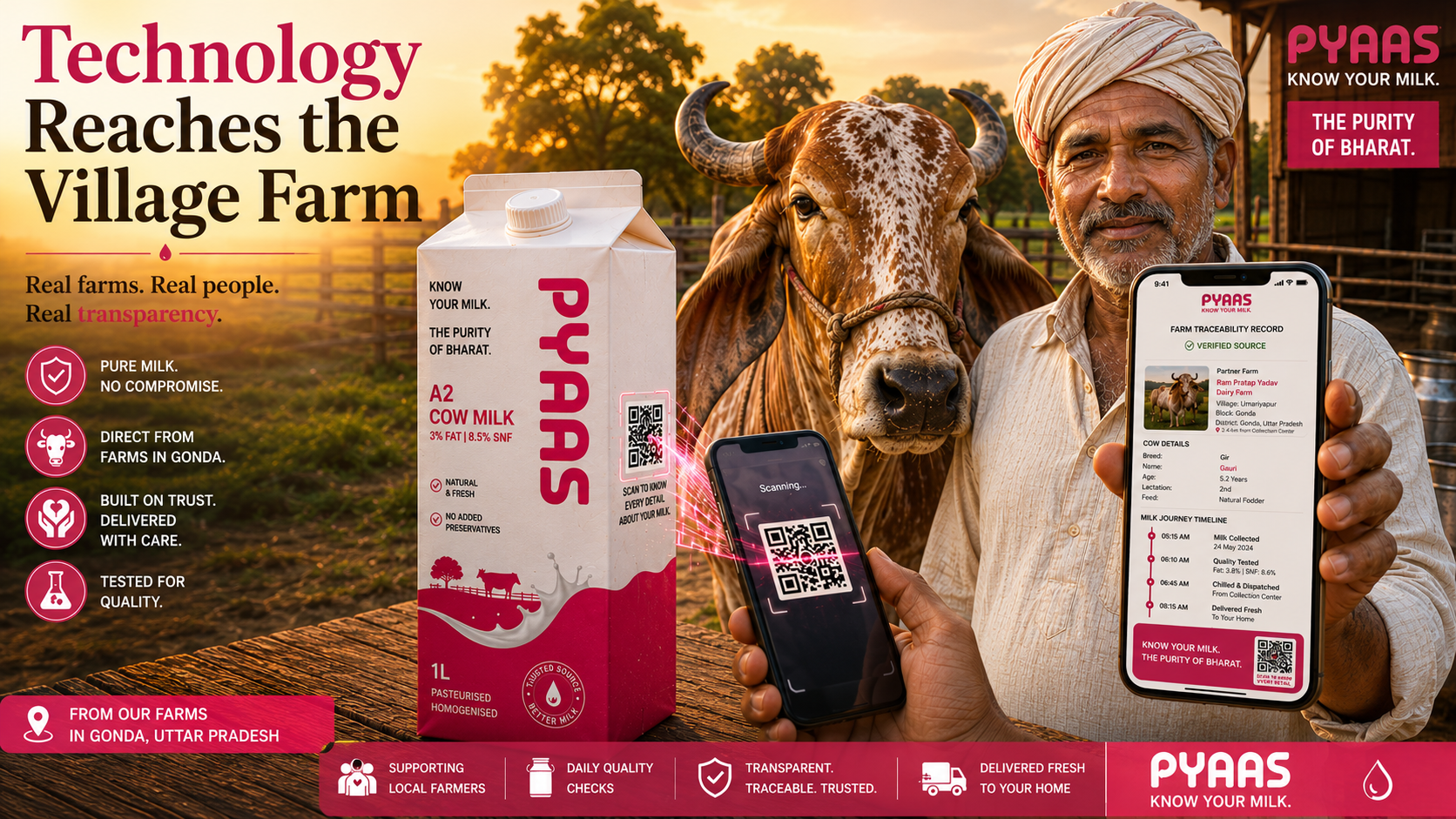 How Technology Reaches the Village Dairy Farm